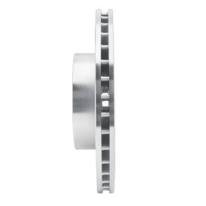 Ford Crown Victoria Brake Rotor (1) - Front Left - R1 Concepts - Drilled & Slotted - Silver - `98-`02